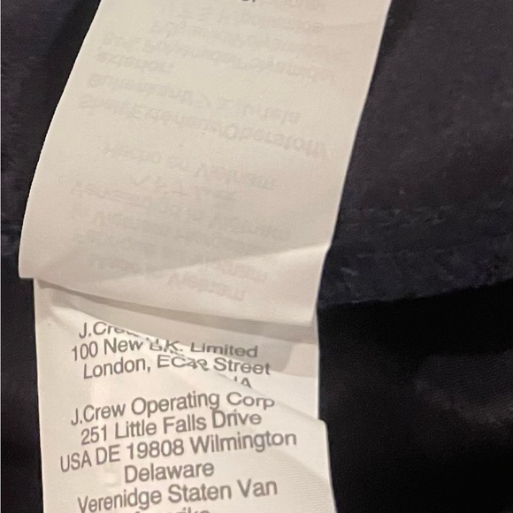 J CREW Navy Blue Floral Lace Pants NWT 4 - Picture 8 of 9